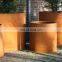 Flower Bed Laser Cut Corten Steel Round Raised Beds