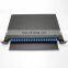 1U 19inch Sliding Type 12 24 Ports Fiber Optic Patch Panel Termination Distribution Box