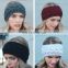High Quality Low MOQ Winter Ear Warmer White Beautiful Knitted Hair Band Girls Headband