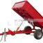 Compact tractor tipping link box transport box