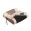 Adjustable vibrating therapeutic massage neck pillow