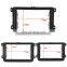 Car 2 Din Frame Radio Audio Fascia Panel DVD CD Dash For Volkswagen For VW Touran Caddy SEAT for Skoda Fabia Octavia