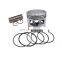 High quality standards size engine spare parts 53mm aluminum alloy BAJAJ 100 motorcycle piston kit
