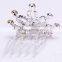 2015 new model FZ-043 Bridal wedding hair tiara crown wholesale full colorful diamond