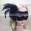 2015 New Design Big Feather Mask,Carnival Party Face Mask
