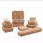 Low MOQ stock retail kraft gift paper box ring pendant for  jewelry