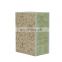 Easy Installation Fiber Cement Board Back Fireproof Concrete Rock wool Insulated Sandwich Wall Panel