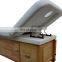 Modern Adjustable Spa Beauty Salon Cosmetic Eyelash extension chair Facial Treatment Table Solid Wooden Thai Massage Bed