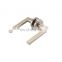 Factory supplied Stainless steel double hole keyless door handle lock with latch only