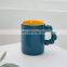 Wholesale INS Nordic Tazza Mug Yellow Purple 14 Oz Tazas Kawaii Morandi Fashion Mug Ceramic Cups For San Valentino Gifts