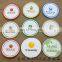 Wholesale paper coasters custom print Cheap Paper table plate mat