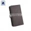 Anthracite Fitting Matching Stitching Suede Lining Material Fashion Style Unisex Genuine Leather Mobile Phone Case