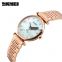 skmei 1223 new arrive stainless steel quartz models ladies chain watch