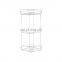 Metal Wire Corner Standing Shower Caddy 3-Tier Bath Shelf Baskets