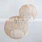 Hot sale Natural Rattan Woven Lampshade Handmade Pendant Light,Wicker Furniture decor high quality