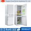 100L manual defrost double door refrigerator
