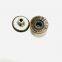 2023 Customized wholesale plating brass cowboy button jeans buttons for jeans clothing
