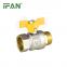 IFAN Butterfly Handle Gas Valves Female 1/2 3/4 1 Inch Brass Ball Valve Water Ball Valve