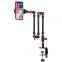 3 Section Articulated Arm Magic Friction Magic Arm Black  Gooseneck Lazy Phone Holder Support Mobile Phone Stand