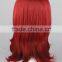 High Quality 55cm Medium Curly Naruto wig cosplay Uzumaki Karin Wine Red Synthetic Anime Wig Cosplay Hair Wigs