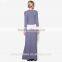 Apparel women islamic clothing fashion design muslim dress with solid color BJ061