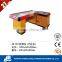 cashier counter for restaurant double sided supermarket checkout counter JB-110