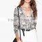 HAOHOO TROPICAL PRINT OVERSIZED SHIRT