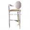 Polishing starck chair in stainless steel