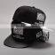 Fashion Cool GO ! Applique Men Women Embroidery Flat Leather Brim Snapback Custom