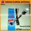 SUPERS DX-1000 145/435/900MHz 1.7/4.15dBi 50W M-P Connector Dual Band Mobile Radio Antenna