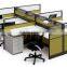 Modern L shape office cubicle wood Workstation(SZ-WS113)