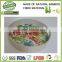 wholesale round big natural bamboo eco fiber bamboo tableware serving tray