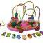 promotional wooden fruits racking toys OEM colorful enlighten fruits toys for kids EZ3022