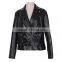 Leather long sleeve lady jackets coats designs dress/female apparel manufacturers
