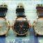 luxury Brand kings Round Dial Gent time Unique Designer Business Male Black wrist watch Leather strap Quartz Men clock