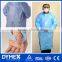 Disposable impervious gown/ CPE coated gwon with open back
