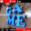 adhesive plastic or shop sign letter
