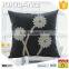 Plush linen fabric painting designs cushion cover