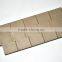 Straight running slat top chain in coffee brown