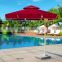 Sun Garden Patio Striped Parasol Outdoor Umbrellas