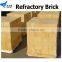 Glass furnace refractory brick for hot blast furnace