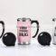 Thermal stainless steel coffee travel mug