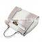 Genuine snake pattern leather handbag