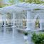 new style white garden gazebo/ aluminum pergola