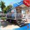 Mobile kitchen truck 6d cinema 6d ride game machine