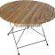 Outdoor portable steel folding picnic table