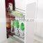 TKK Kitchen Chrome Bottle Storage Wire Basket