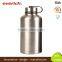 64oz Silver Stainless Steel Vacuum Insulated Double Wall Beer Bottle