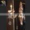 European Style Design Crystal Wall Light Factory Jade Lampshade Wall Light