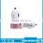 pink and white and cheap single usb car charger